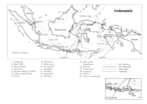 Figure 1. The Wallace line (NL: Wallacelijn) and Weber line (NL ...